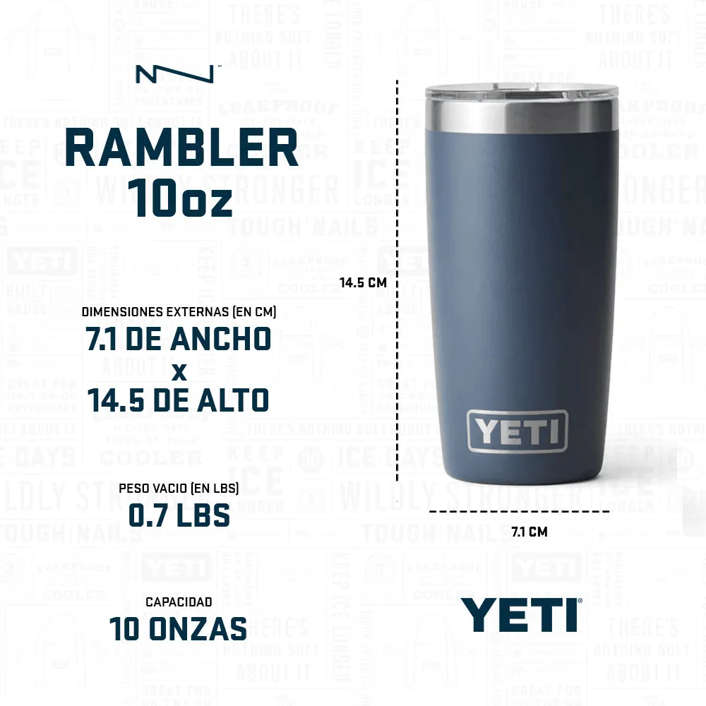 21071502846 TERMO RAMBLER 10oz KING CRAB ORANGE MARCA YETI