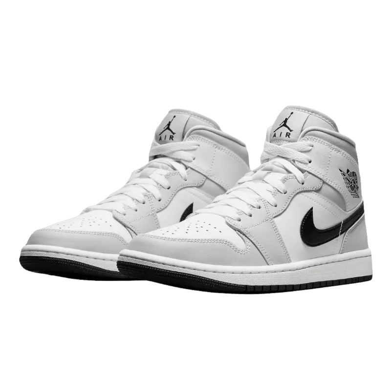 Air Jordan 1 Mid Light Smoke Grey