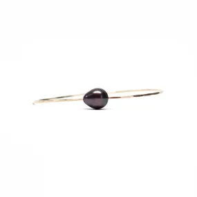 Black Baroque Pearl Cuff