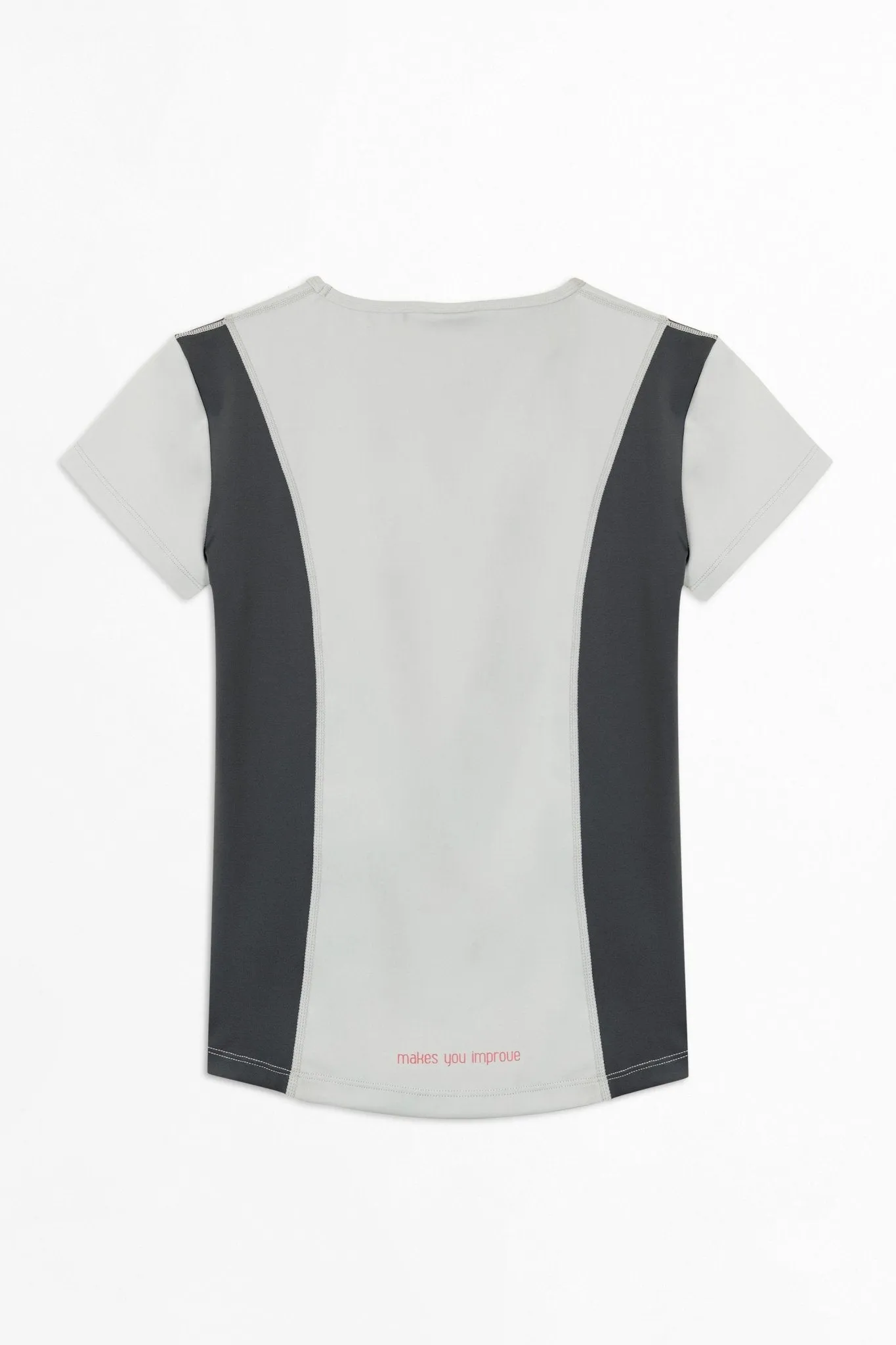 Camiseta Pádel Mujer PRO REGULAR gris claro