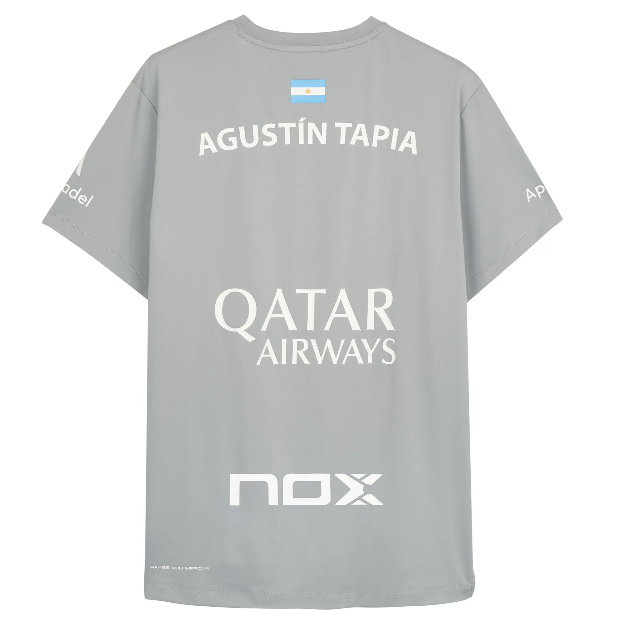 Camiseta Sponsors AT10 Gris de Agustín Tapia