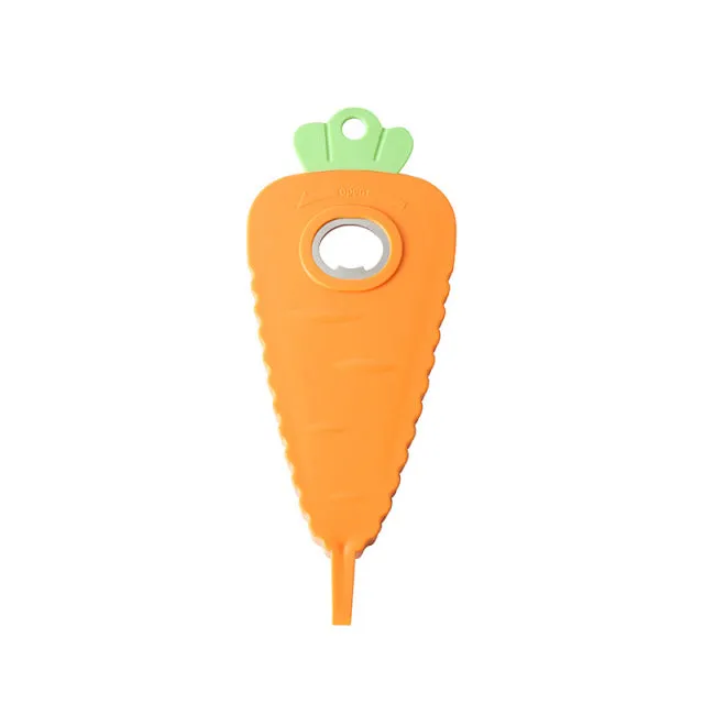 Creative Carrot Style Multi-functional Jar Opener