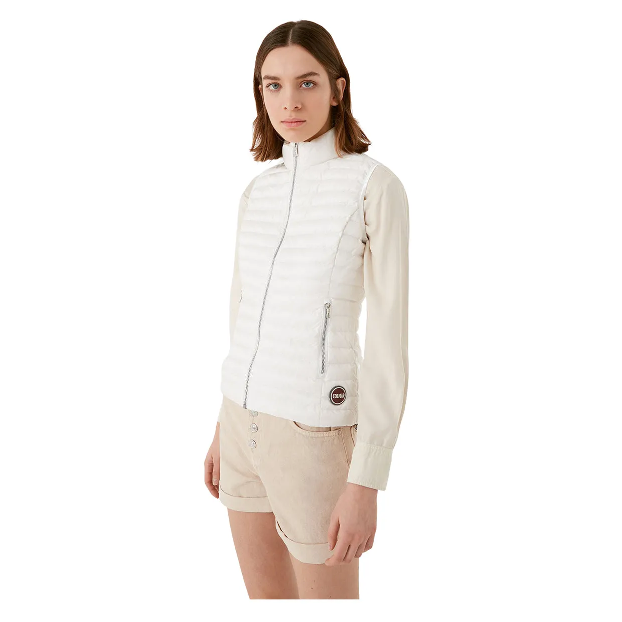 Gilet Donna Colmar Piumino Bianco