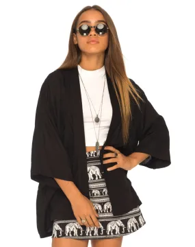 Kimono Jacket in Black