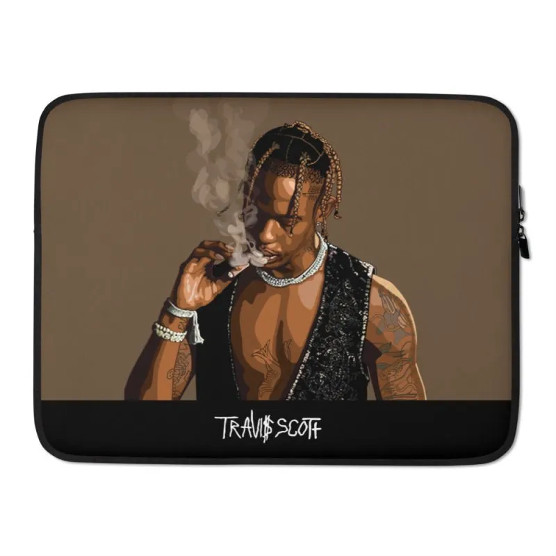 Laptop Sleeve - Travis Scott Portrait Illustration