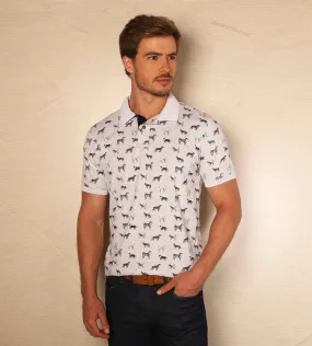 Polo Estampada Jaspe Gris Claro Ref. 131010324