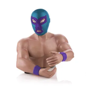 Porta botellas - Luchador azul/morado