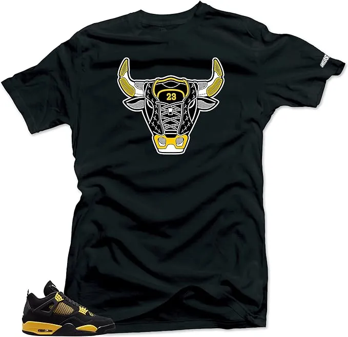 Shirt to Match Jordan 4 Thunder - Bull