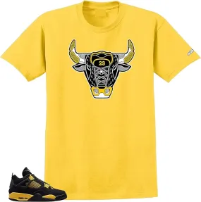 Shirt to Match Jordan 4 Thunder - Bull