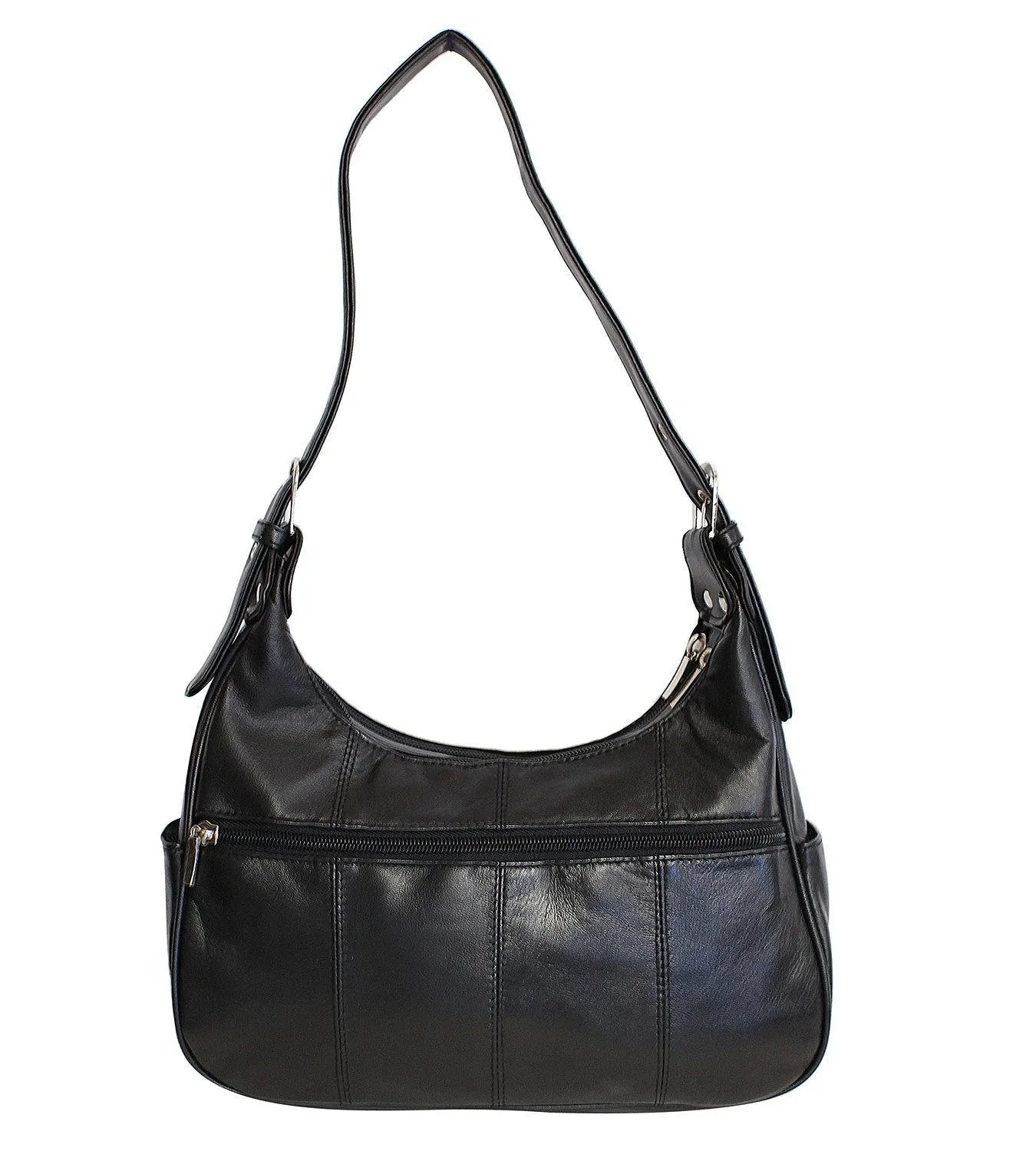 Soft Genuine Leather Shoulder Hobo Style Bag