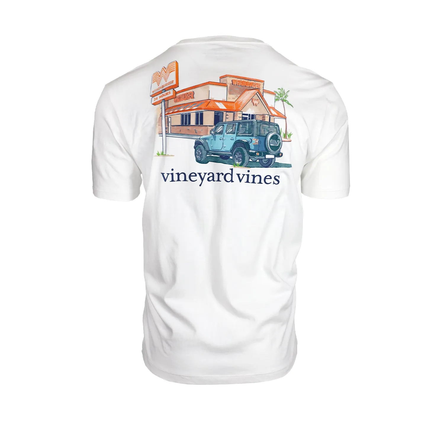 Vineyard Vines x Whataburger WhataTruck White Tee